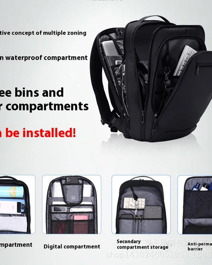 Laptop Rucksack 15.6 Zoll – Fenruien Slim Business Rucksack