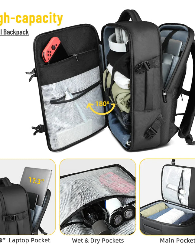 Boarding-Rucksack 17 Zoll Koffer-Oeffnung