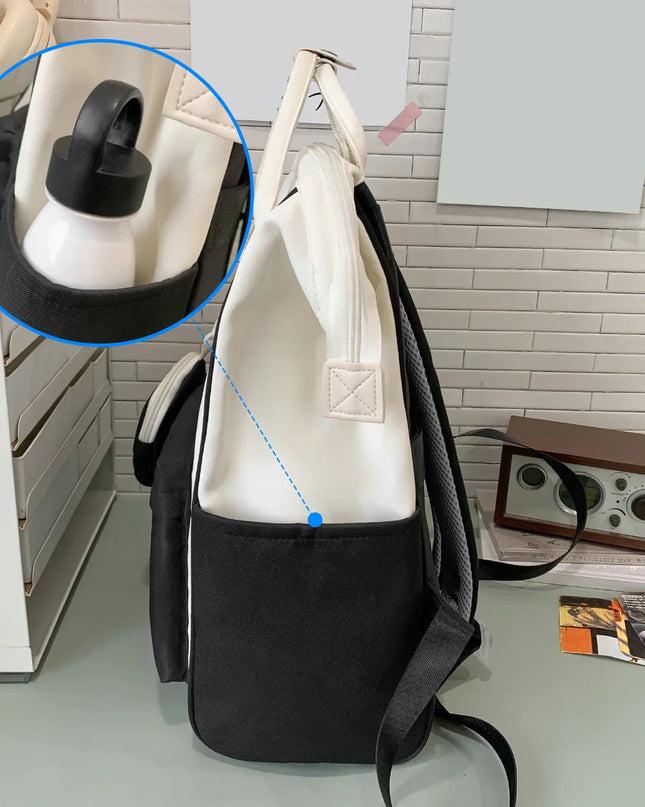 Campus-Rucksack Damen Set mit Geldbeutel