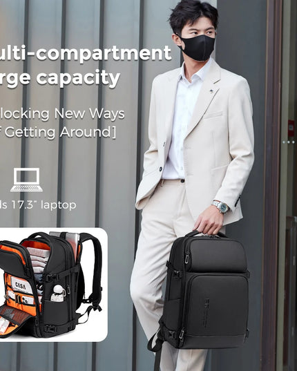 EVA-Rucksack 16 Zoll erweiterbar orange