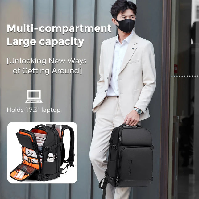 EVA-Rucksack 16 Zoll erweiterbar orange