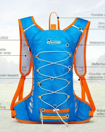 Fahrrad-Rucksack 20L Trinkblase Helmhalter