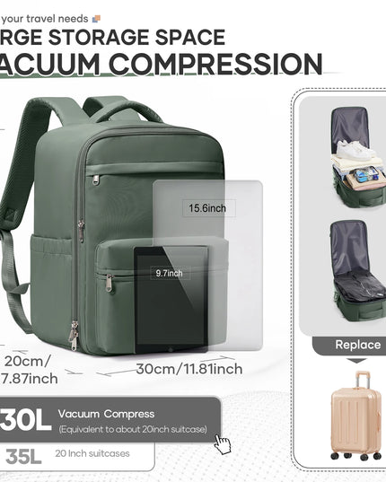 Rucksack 40x30x20 mit Vakuumfach