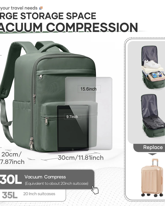 Rucksack 40x30x20 mit Vakuumfach