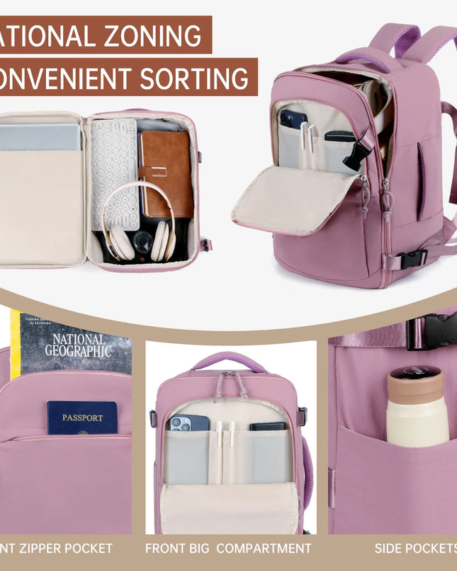 Laptop Rucksack Damen 16 Zoll – Funktional & Wasserabweisend