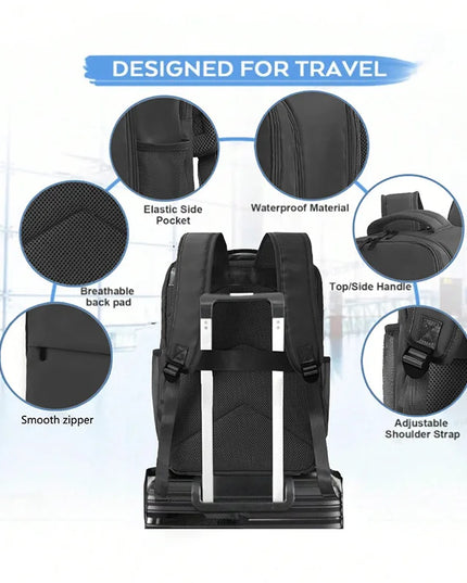 Laptop Rucksack 16 Zoll wasserdicht – ideal für Business & Uni