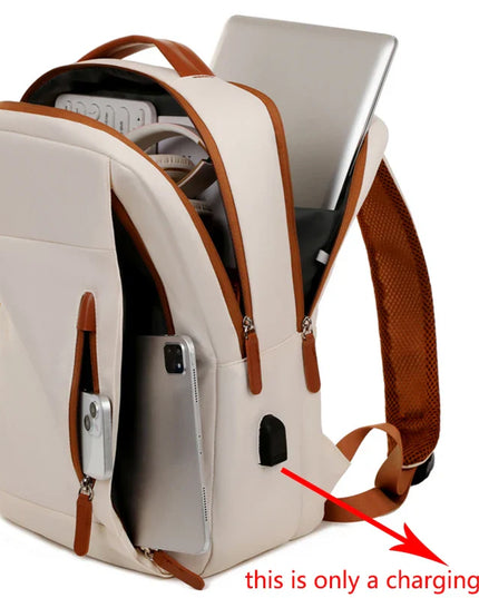 Eleganter Rucksack Damen mit USB-Port