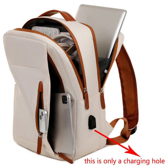 Eleganter Rucksack Damen mit USB-Port