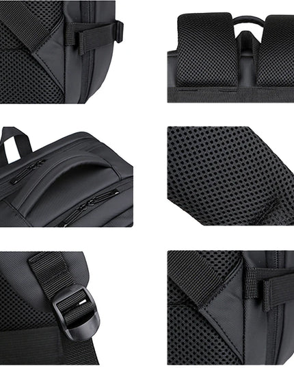 Erweiterbarer Rucksack 17 Zoll mit 4 Fächern