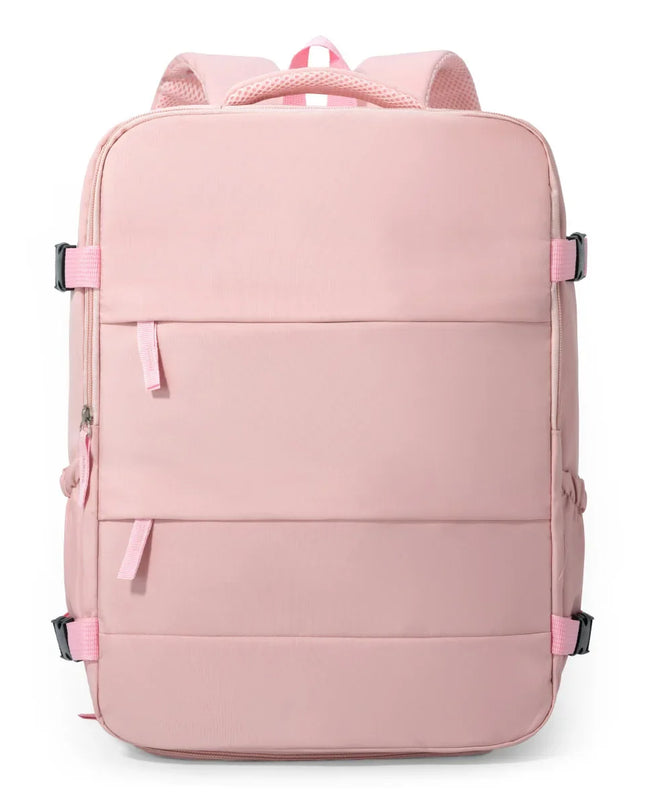 Zweiteiliger Damen-Rucksack creme und braun