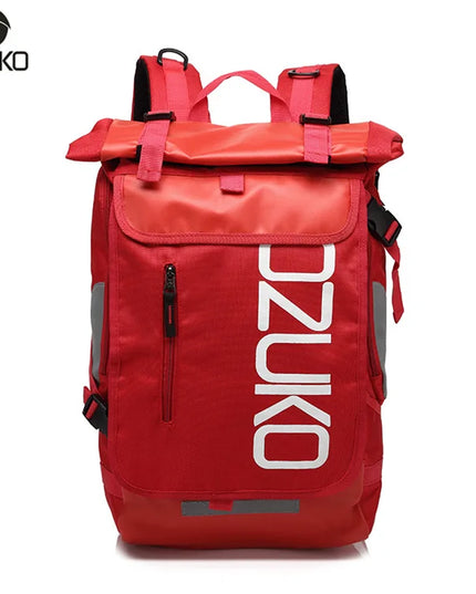 Sportlicher Rolltop-Rucksack farbig