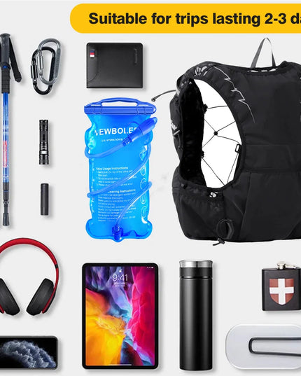 Praktischer Fahrrad-Rucksack ergonomisch