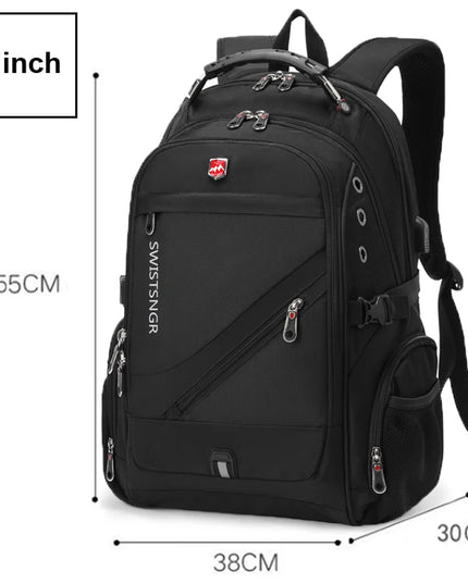 Rucksack 17 Zoll mit Zahlenschloss