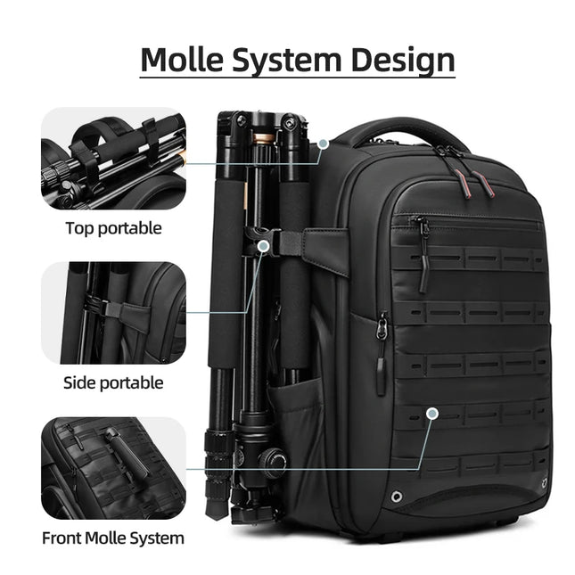 Kamera-Rucksack 16 Zoll fuer DSLR und Laptop