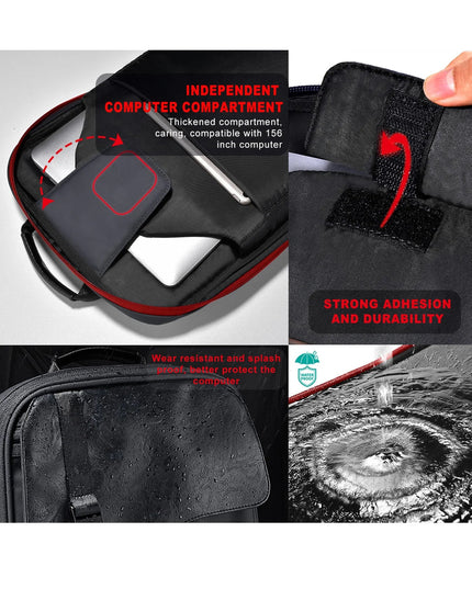 Laptop Rucksack 15.6 Zoll – Slim & Erweiterbar, Business & Reise