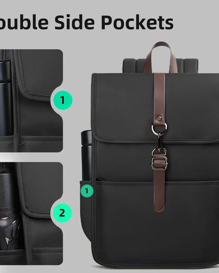 HK Business-Rucksack 15 Zoll PU schwarz