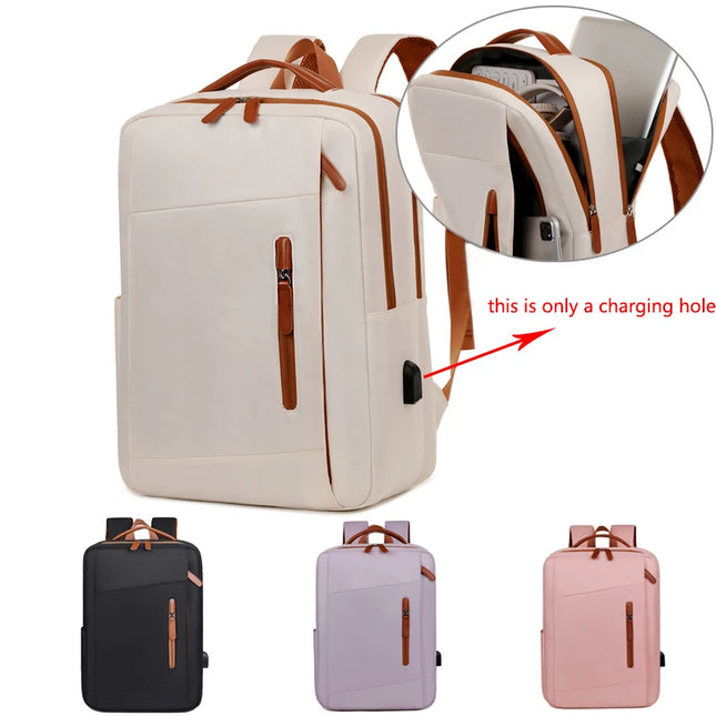 Eleganter Rucksack Damen mit USB-Port