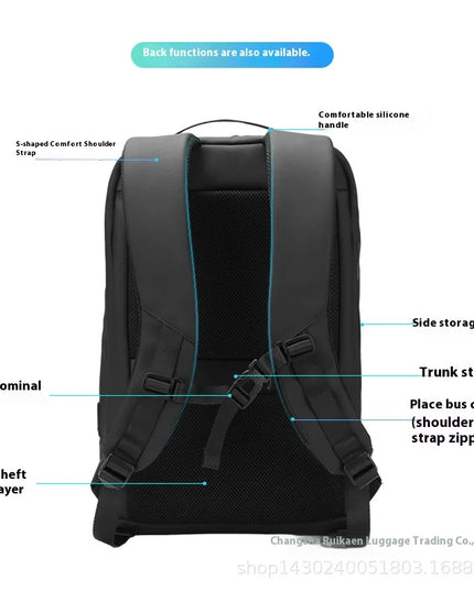 Laptop Rucksack 15.6 Zoll – Fenruien Slim Business Rucksack