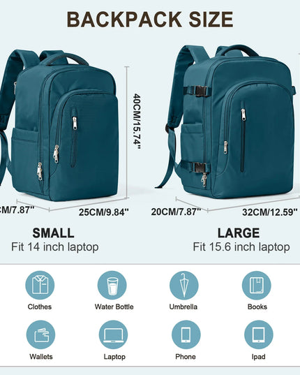 Grosser Damen Reise-Rucksack mit Trolley