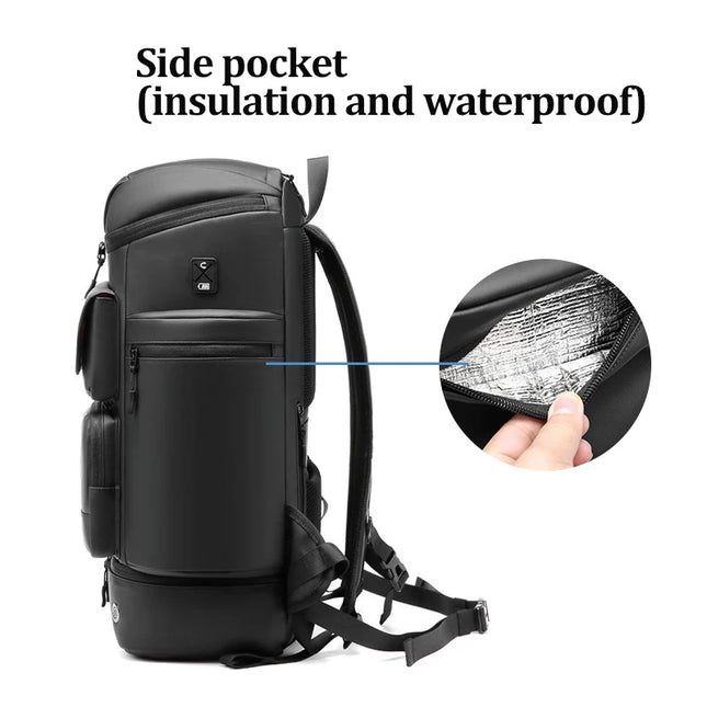 50L Rucksack 16 Zoll mit Schuhfach