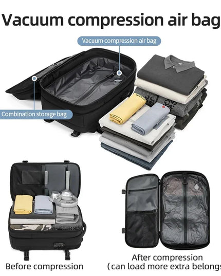 Reise-Rucksack 17 Zoll Vakuum und TSA