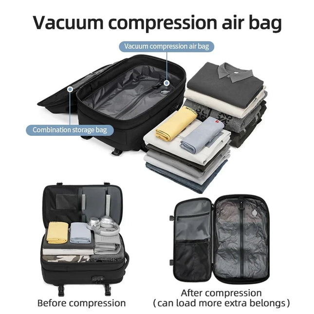 Reise-Rucksack 17 Zoll Vakuum und TSA