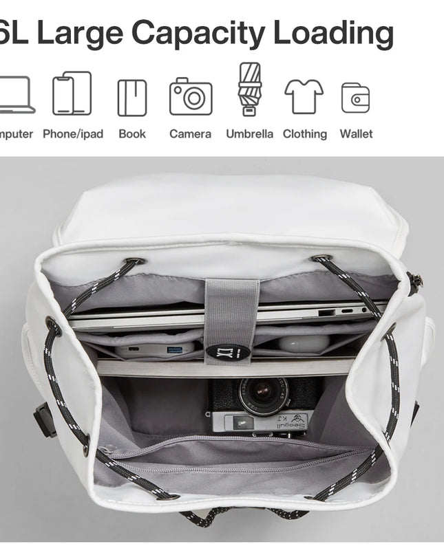 Laptop Rucksack 17 Zoll – Mixi Wasserdichter Rucksack für Damen & Herren