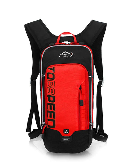 Outdoor-Rucksack neongruen Trinkblase