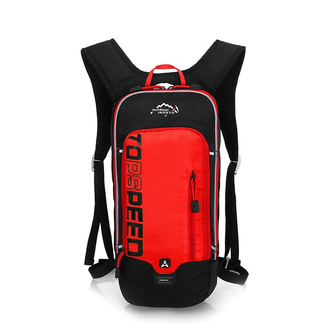 Outdoor-Rucksack neongruen Trinkblase