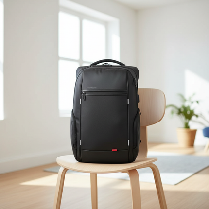 laptop rucksack 15 17 zoll premium usb schwarz - lifestyle