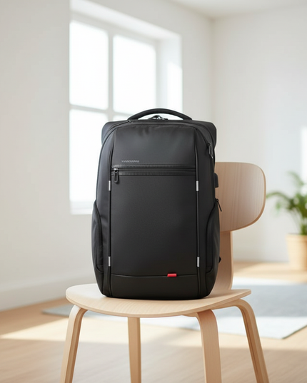 laptop rucksack 15 17 zoll premium usb schwarz - lifestyle