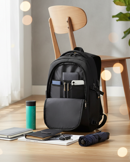 laptop rucksack kompakt 15 zoll organisiert - lifestyle