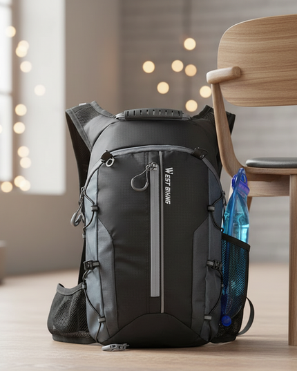 laptop rucksack fahrrad trinkblase 10 liter leicht - lifestyle