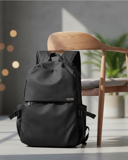 laptop rucksack 16 zoll pvc wasserdicht elegant - lifestyle