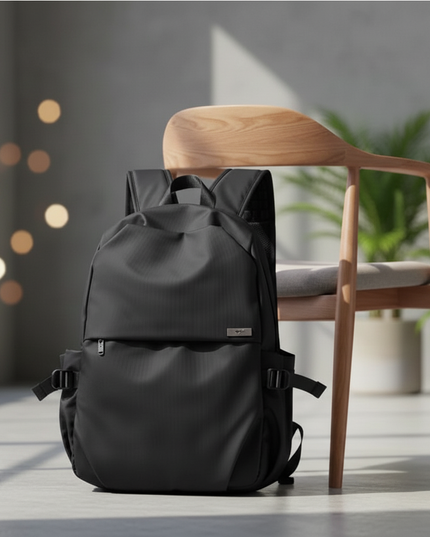 laptop rucksack rolltop 16 zoll trolley grau - lifestyle
