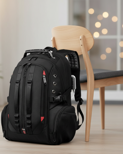 laptop rucksack 17 zoll 40 liter robust outdoor usb - lifestyle