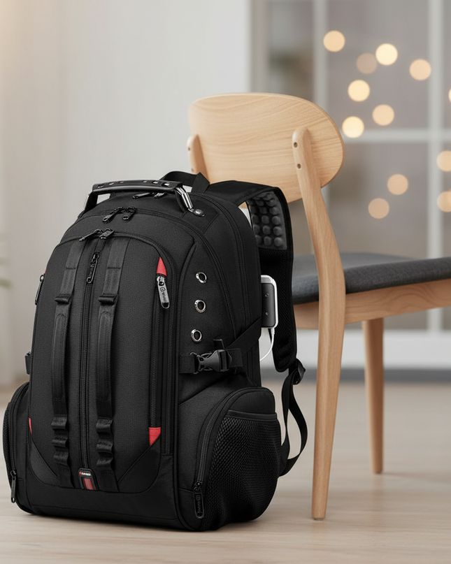 laptop rucksack 17 zoll 40 liter robust outdoor usb - lifestyle