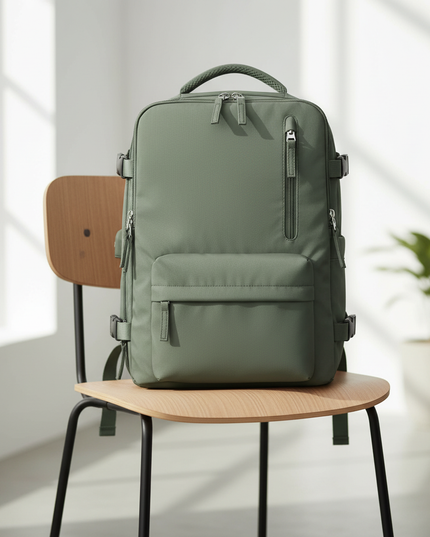 laptop rucksack 17 zoll easyjet kabine 45x36x20 usb - lifestyle