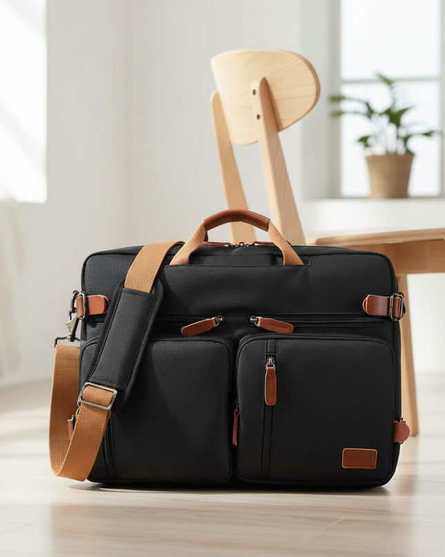 laptop rucksack 3 in 1 umhaengetasche aktentasche 17 zoll - lifestyle