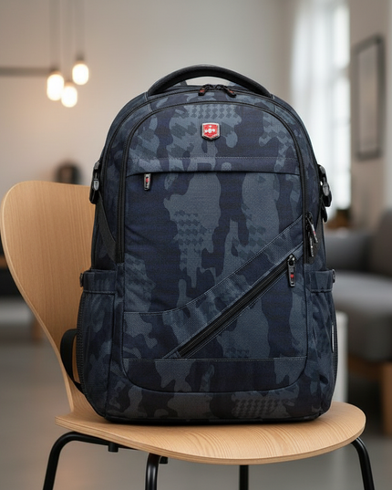 laptop rucksack camouflage 17 zoll - lifestyle
