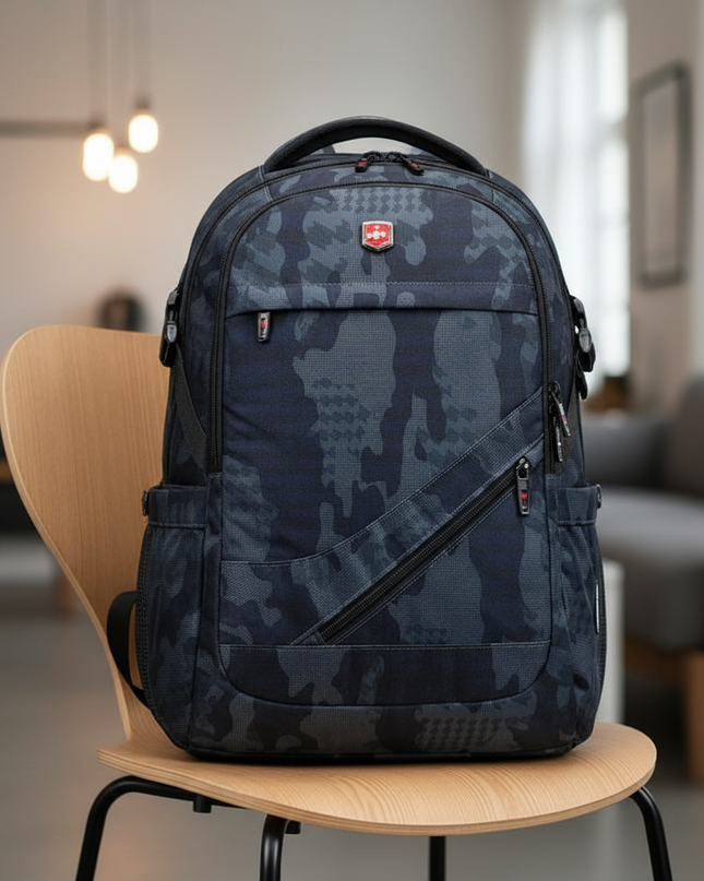 laptop rucksack camouflage 17 zoll - lifestyle