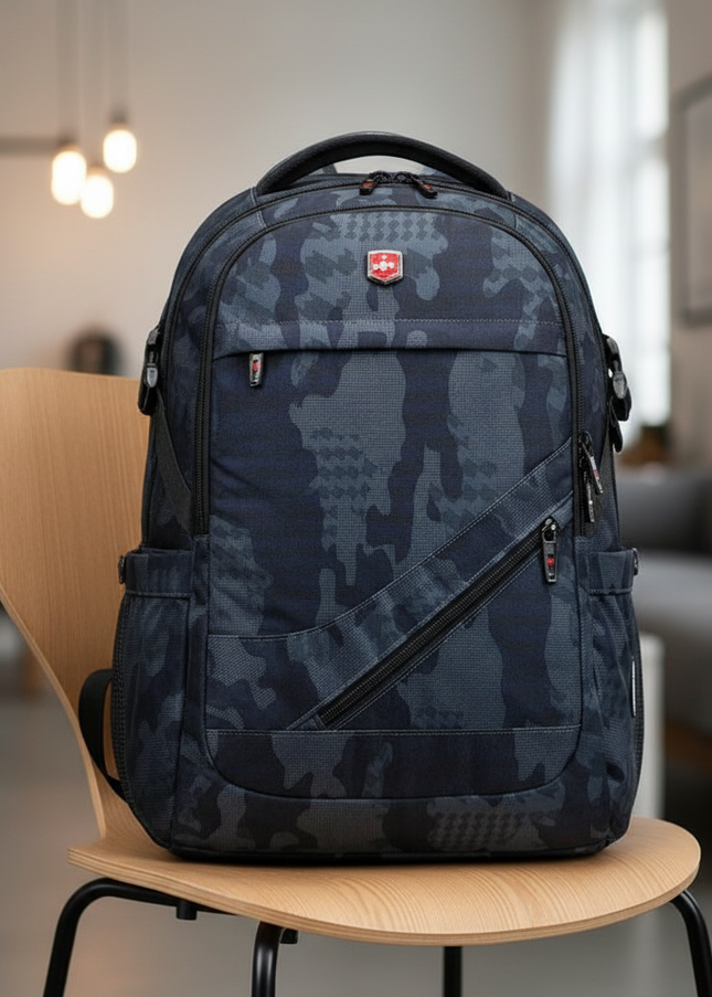 laptop rucksack camouflage 17 zoll - lifestyle
