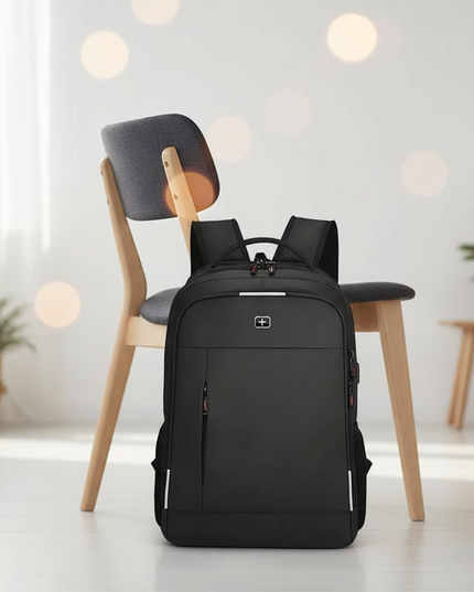 laptop rucksack 17 zoll swiss cross reflektoren - lifestyle