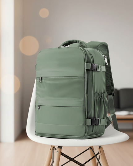 laptop rucksack 40x30x20 reise 180 grad oeffnung - lifestyle