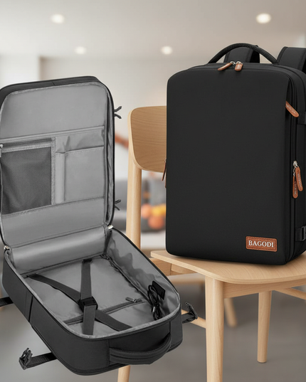 laptop rucksack 45x20x30 kabine - lifestyle