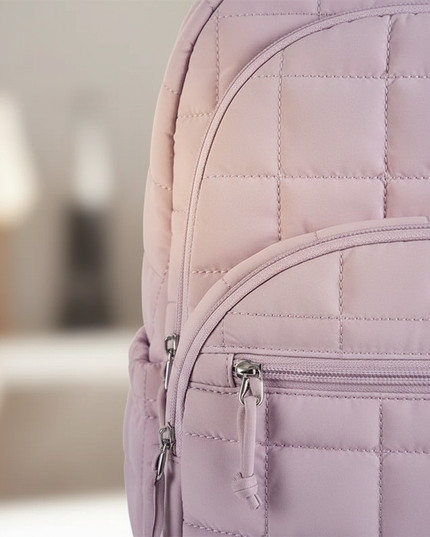 laptop rucksack damen gesteppt - detail