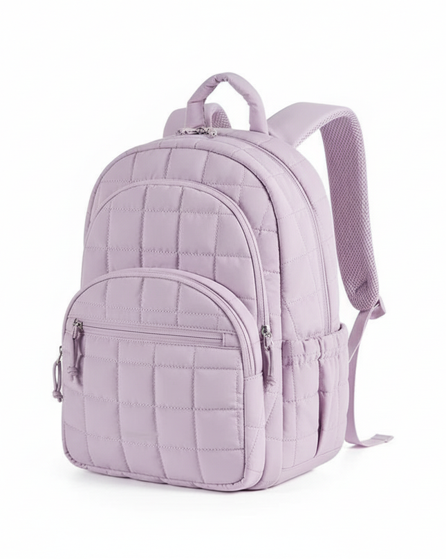 laptop rucksack damen gesteppt - white-bg