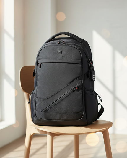 laptop rucksack swiss 15 17 zoll farbig schloss - lifestyle