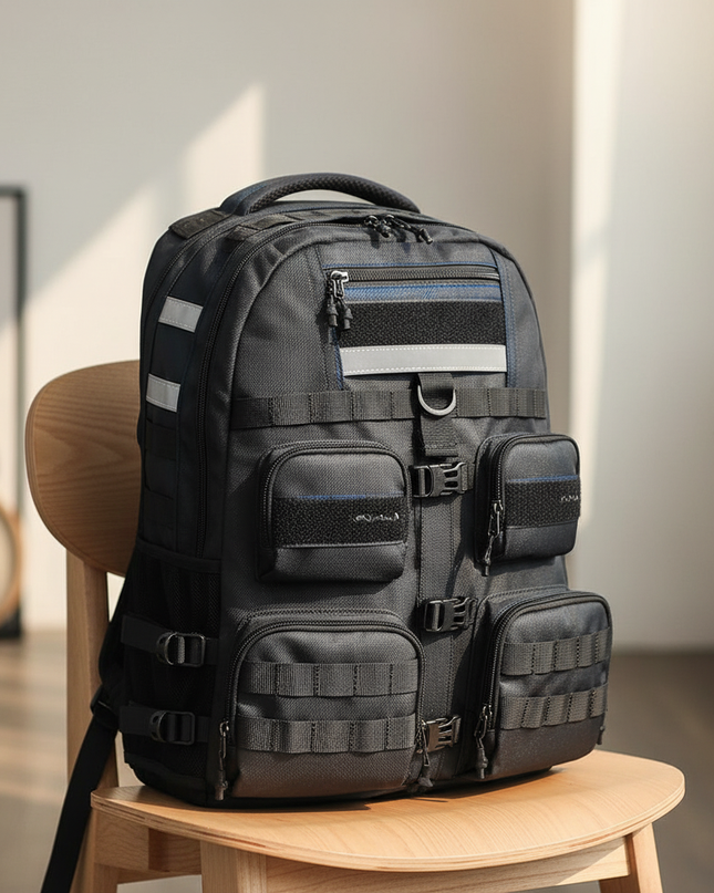 laptop rucksack fahrrad weste molle rhinowalk tactical - lifestyle