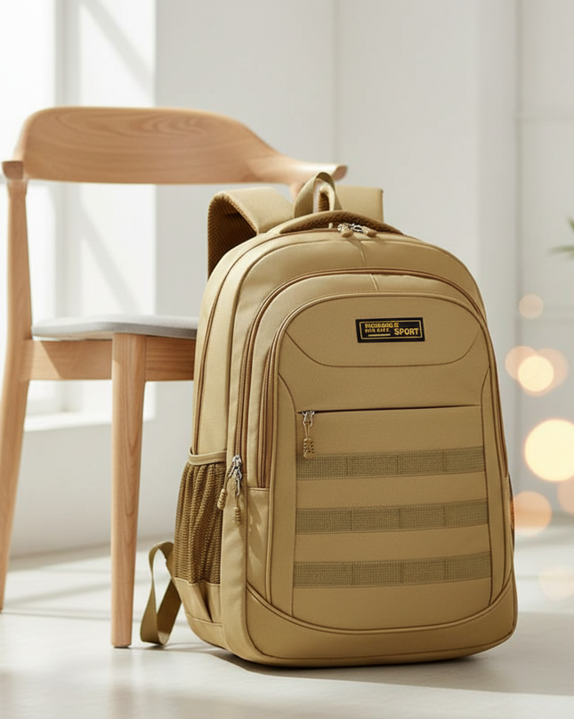 laptop rucksack tactical khaki outdoor molle wasserdicht - lifestyle